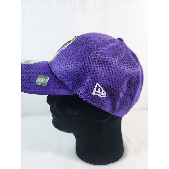 New Era Minnesota Vikings 39THIRTY Flex Fit Hat Large XL Purple NFL - Picture 2 of 8